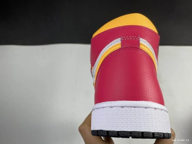 Rep Onekick Jordan 555088-603 Fusion High OGLight Air 1 Red 0810
